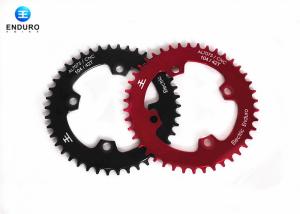 Wholesale 42 Tooth Mountain Bike Chainring With Black / Red Aluminum Alloy from china suppliers