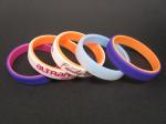 Powerful Custom Colorful DIY Soft PVC / Specialty Silicone Products Bracelet