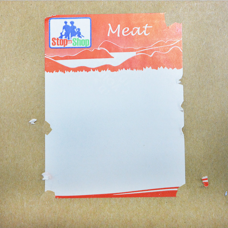 Blank Label Security Destructible Vinyl Labels , Egg Shell Sticker Rolls Custom Logo