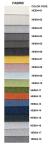 Living Room Fabric Upholstered Dining Chairs , Wood Grain Chair Scratch Proof