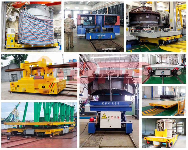 Anti - Heat Outdoor Transfer 20 Tons Ladle Car Traveling On Rail Road