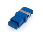 SC Simplex Fiber Optic Adapters Flangeless Blue Green Beige Aqua Violet Color