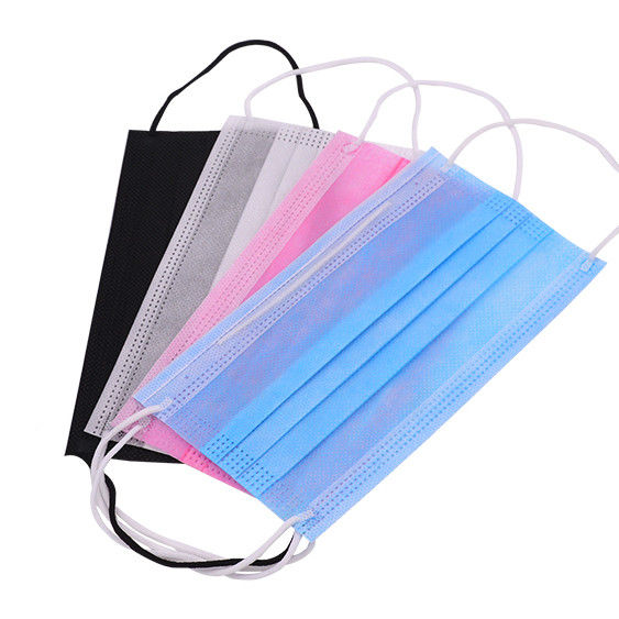 Disposable 17.5*9.5cm 3 Ply Hygienic Face Mask,Disposable cheap face mask, disposable nonwoven face mask