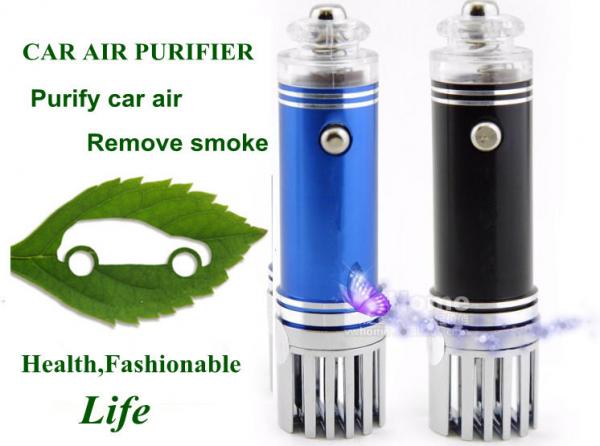 Quality Red , Blue , Black Car Air Purifier ionzier Can Purify Car Air , Remove Dust for sale