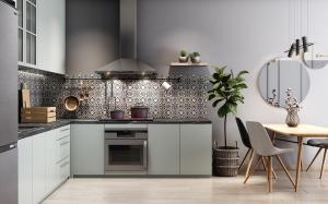 Wholesale Sink And Oven Plywood Modern Prefab Cabinets Quartz Stone Top from china suppliers