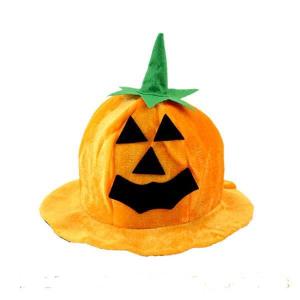 Wholesale Orange Kids Pumpkin Hat Halloween Plush Toys Cute Stuffed Animals from china suppliers
