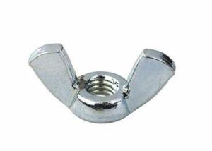 Wholesale M10 C1010 C1035 C1045 Steel Blue Zinc Square Wing Nut DIN314 DIN315 from china suppliers