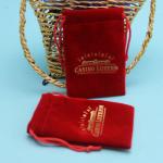 Colorful Drawstring Jewelry Bag For Christmas Gifts Customized Logo Printing