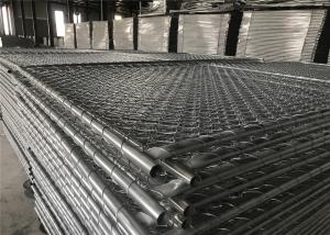 Wholesale Construction Fence Panels 6'x12' 35mm outer tube cross brace Mesh 57mm x 57mm diameter 2.80mm from china suppliers