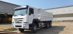 Cargo Tank Dimension 6800*2350*1500 375hp Howo 30 ton used dump truck heavy