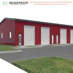 Metal Storage Building Construction Prefab Structural Steel Building Workshop