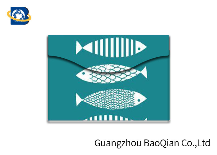 Plastic File Bag 3D Lenticular Printing Service 0.45mm PET Thickness Long Lifespan