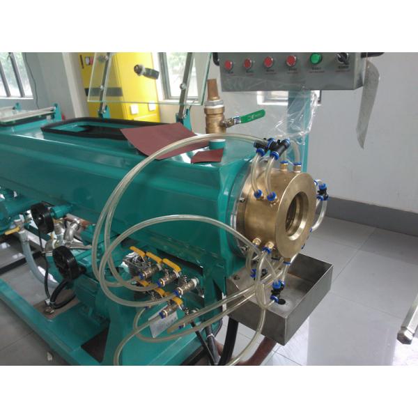 Double Screw Extruder Plastic Water Pipe Making Machine , Pvc Pipe Extrusion Line