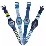 Cartoon Digital 3ATM Waterproof Kids Watch Round Waterproof Plastic