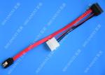 SATA 3.0 6Gbps SATA Data Cable , 4 Pin IDE LP4 Power SATA Cable Length 40cm