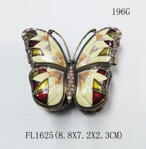 Wholesale Metal Butterfly Jewelry Box butterfly shape metal jewelry box for ladies gift from china suppliers