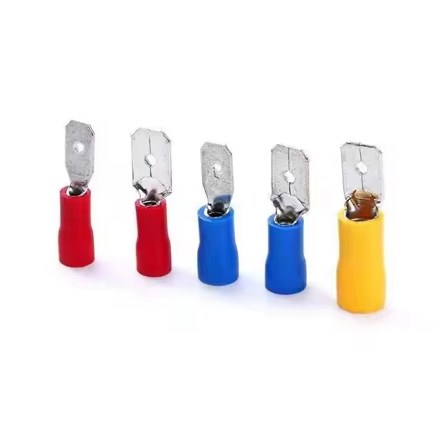 Insulated Male Disconnects Male Female Crimp Terminals Butt Wire Connector for Machinery Repair Shops