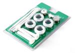 3/4 inch Set of Aluminium Radiator Accessories Kits with 3 brackets Packed in a