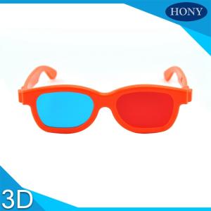 Wholesale Kids / Adult Anaglyph 3D Glasses Red Cyan Light Weight 150 * 48 * 165mm from china suppliers
