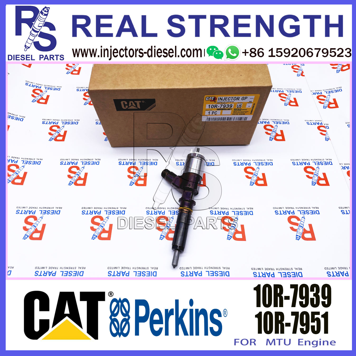 Diesel fuel Common Injector 320-0688 10R-7939 2645A748 for C6 Engine