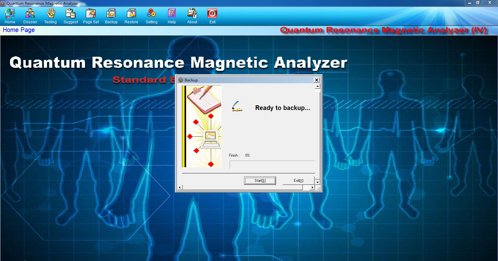 Korean version quantum body analyzer middle size with 44 reports
