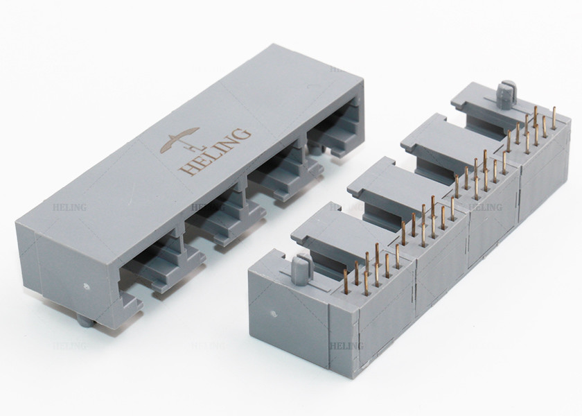 Right Angle Female Ethernet Connector RJ45 Plug For Networking Modem