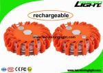 Magnetic Orange LED Safety Flares Road Flashing Light for Roadside Emergency