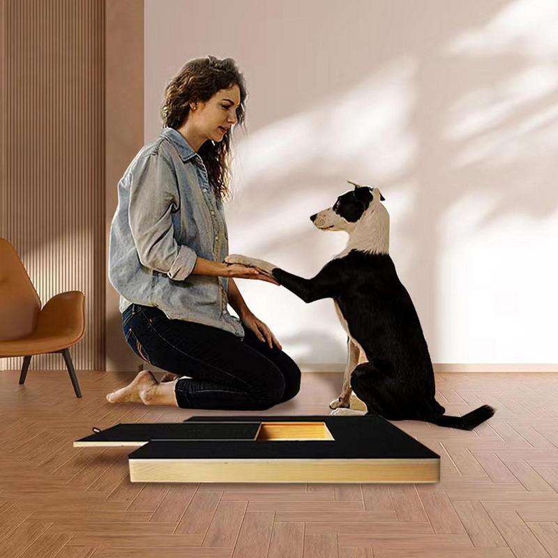 Pet Treat Trimmer Wooden Dog Nail Scratch Board for Indoor and Outdoor Space