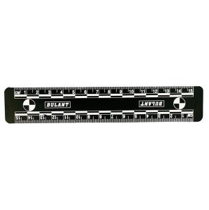Wholesale P115 15cm black background PVC photographic evidence scale from china suppliers
