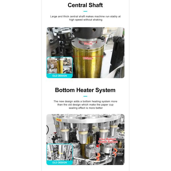 Disposable Cold Drink Paper Cup Manufacturing Machine Automatic