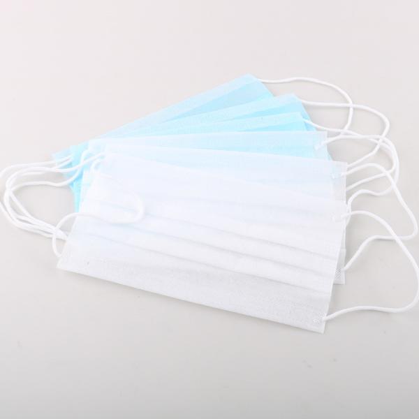 Hypoallergenic 3 Ply Surgical Mask , Earloop Surgical Mask Leak Proof High