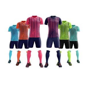 Wholesale Personalized Football Jersey Set for Men Women Child Personalized Name Number Team Color from china suppliers