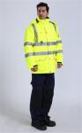 OEM 100% Polyester 300D*300D Oxford Lightweight Hi Vis Jacket For Cold