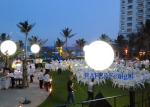 Outdoor Event Lighting Decoration 240w Inflatable Led Light Balloon 3m