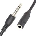 Short 20cm 3.5mm 4 Poles TRRS Male To 3.5mm TRRS Female Stereo Aux Audio