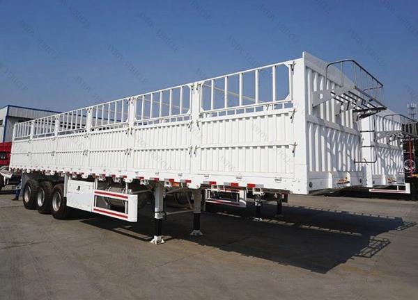 12/16 Tire Number 2/3/4 Axles Warehouse Sidewall Semi Trailer With Jost E100