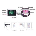 Diabetes Cure Laser Pain Relief Device , Laser Therapy Watch Red And Blue Color