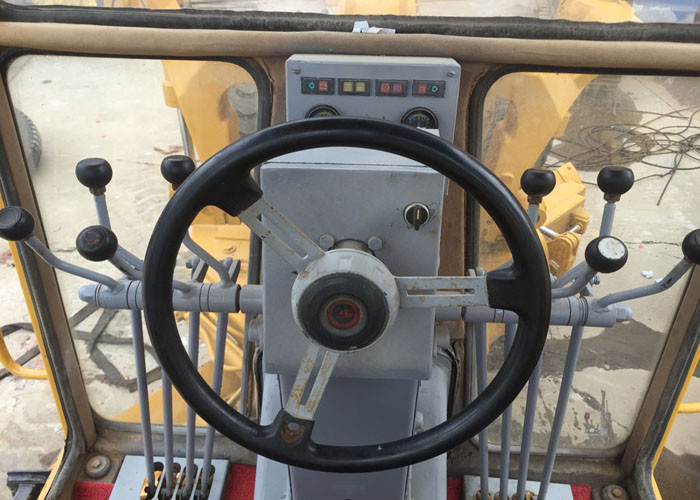 Second Hand Motor Grader CAT 140H 6 Tires With Blade And With Ripper