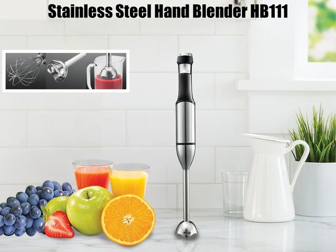800W Stainless immersion blender With Chooper and Processing Bowl