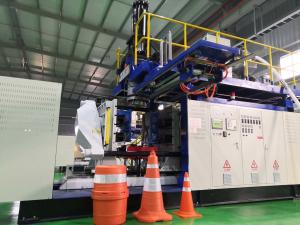 Wholesale 100L Small Barrel Plastic Road Barrier Blow Molding Machine 700kg/H from china suppliers