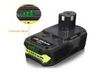 P107 Power Tool Battery Pack 18V 6Ah RYOBI P108 Electric Drill Use