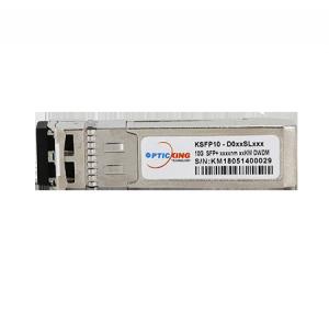 Wholesale SM 10G DWDM SFP+ 80km Optical Transceiver Module For Ethernet Network from china suppliers