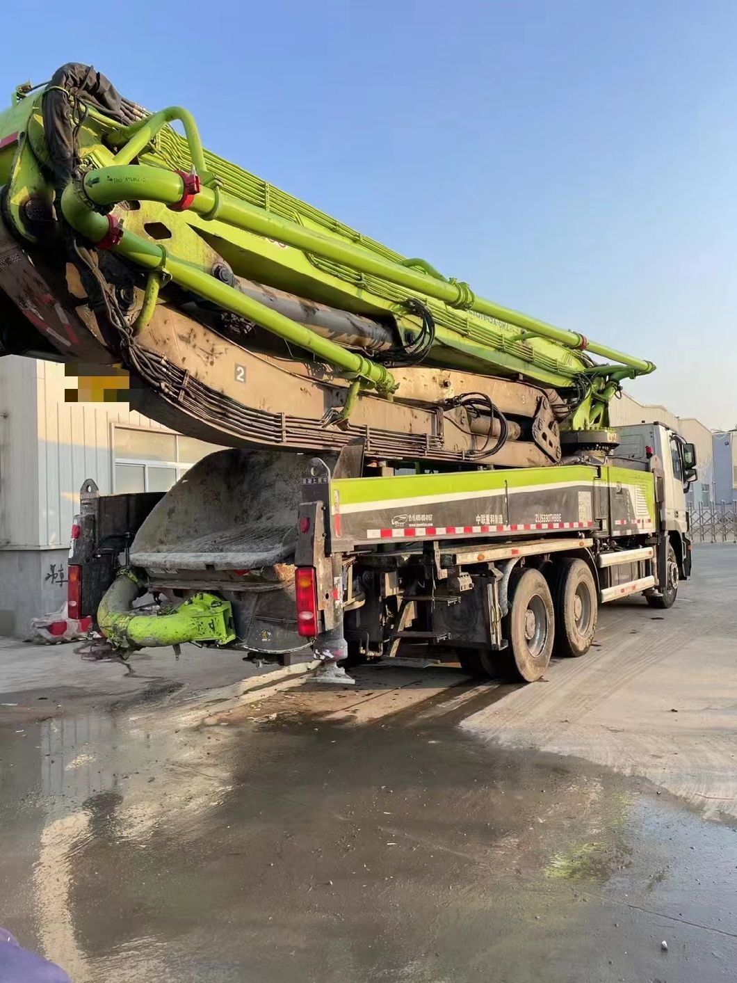 Concrete Pump Machine Zoomlion 49 Meter Used Concrete Mixer Machine