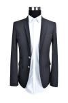 Half Lining Black Mens Casual Blazer Jacket 50% Cotton 50% Linen Skintight