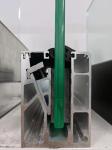 Aluminum U Channel Glass Balustrade Weather Resistant For Outdoor