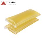 Synthetic Packaging Hot Melt Adhesive 8500 Cps Transparent In Food Packaging TPR