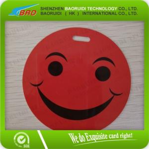 Wholesale brand laminating pouch Smiley luggage tag from china suppliers