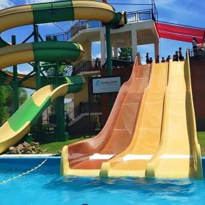 Wholesale OEM Outdoor Water Play Park Equipment Playground Fiberglass Water Slide from china suppliers