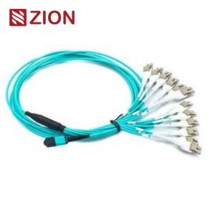 Wholesale 24 Fibers MPO to LC OM3 Fiber Optic MPO-LC 2.0mm Straight harness Cables from china suppliers