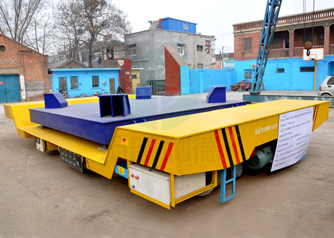 High Temperature Resistance Metal Ore Factory Rail Ladle Transfer Cart With Weighting Scale System